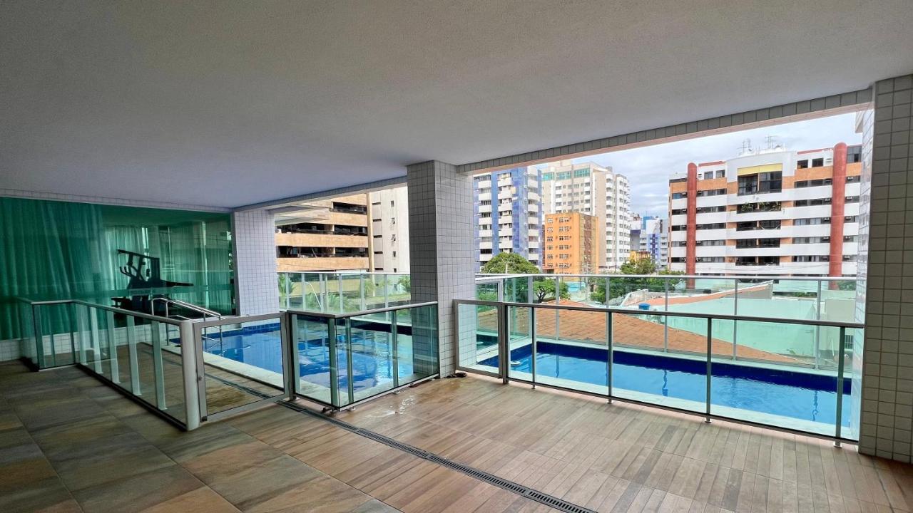 Edf Promenade - Apartamento Com 2 Quartos Climatizados A 150M Da Beira-Mar De Ponta Verde - Piscina, Academia, Sauna, Lavanderia, Home Cine, Churrasqueira, Salao De Jogos, Area Kids Maceió Exterior foto