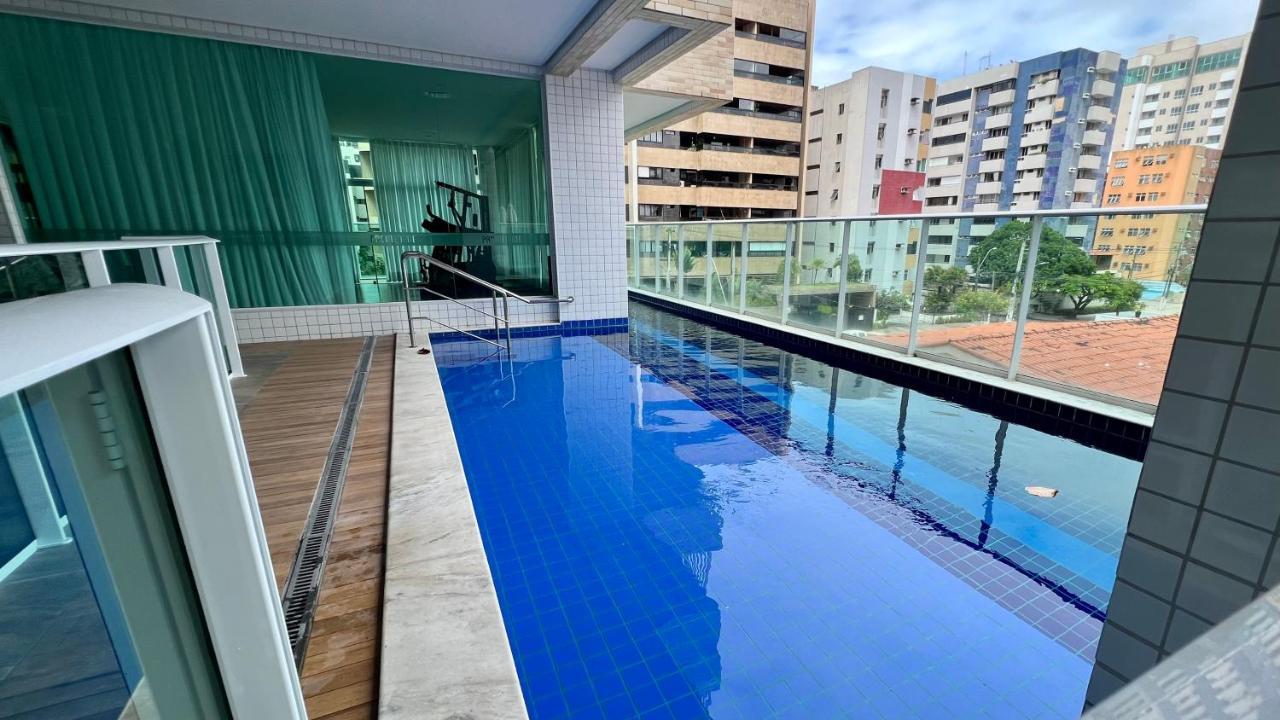 Edf Promenade - Apartamento Com 2 Quartos Climatizados A 150M Da Beira-Mar De Ponta Verde - Piscina, Academia, Sauna, Lavanderia, Home Cine, Churrasqueira, Salao De Jogos, Area Kids Maceió Exterior foto